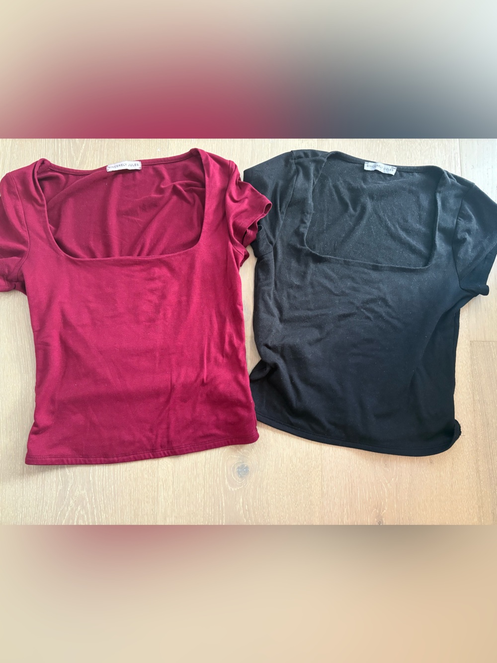 Sincerely Jules Square Neck Tops